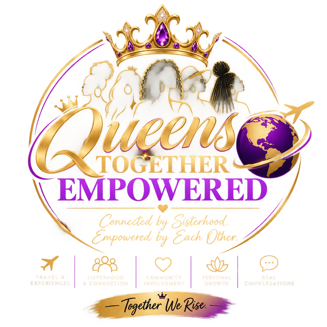 Queens Together Empowered logo